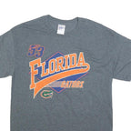 GILDAN Mens Grey Florida Gators Graphic T-Shirt M Short Sleeve Crew Neck