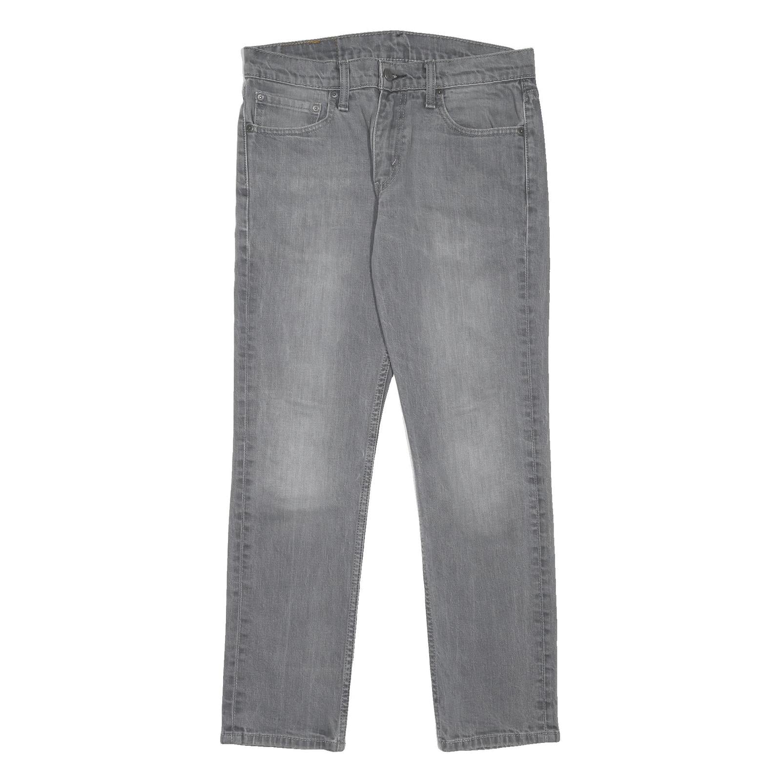 LEVI'S 511 Slim Mens Jeans Grey Slim Skinny Denim Medium W32 L30 Stylish