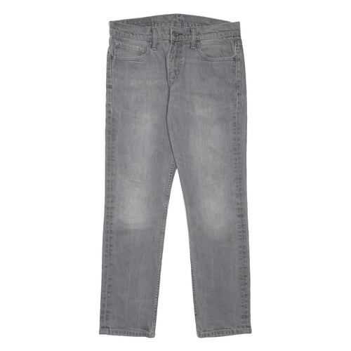 LEVI'S 511 Slim Mens Jeans Grey Slim Skinny Denim Medium W32 L30 Stylish