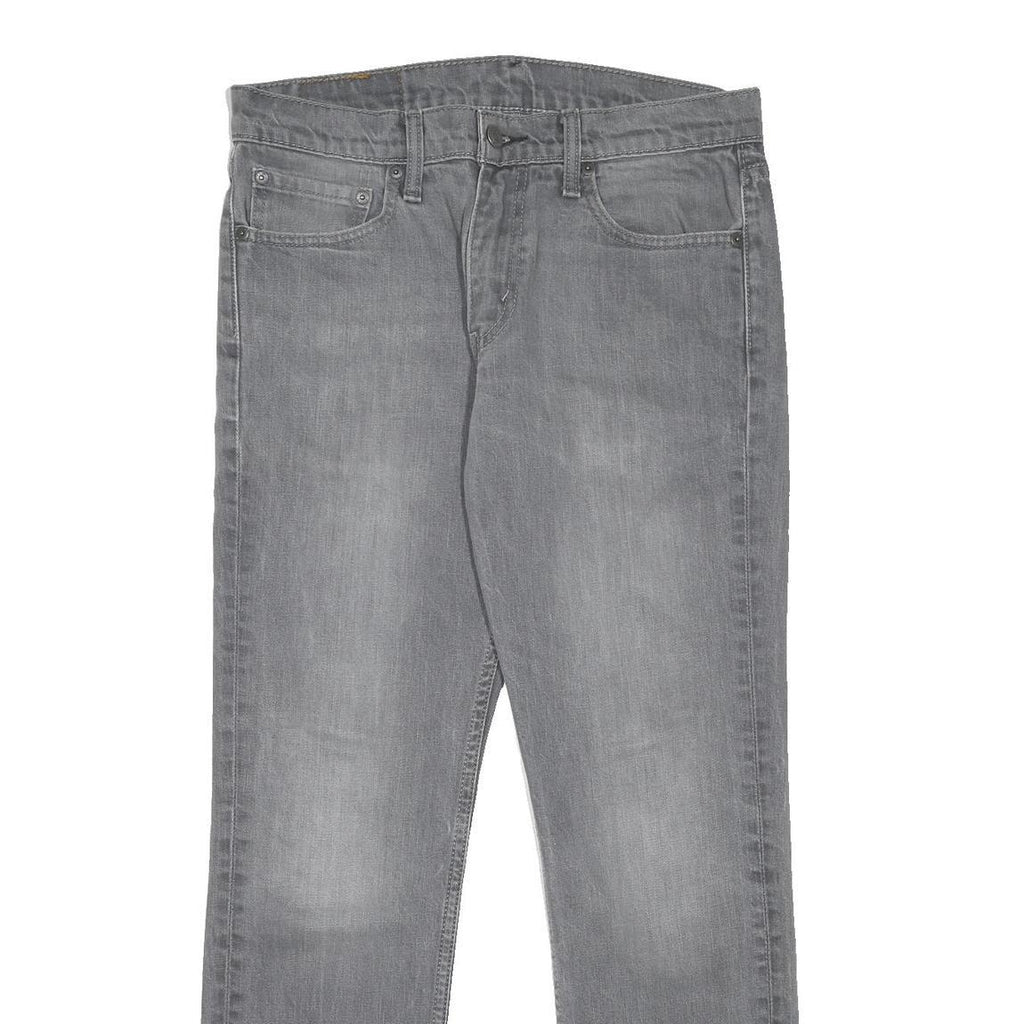 LEVI'S 511 Slim Mens Jeans Grey Slim Skinny Denim Medium W32 L30 Stylish