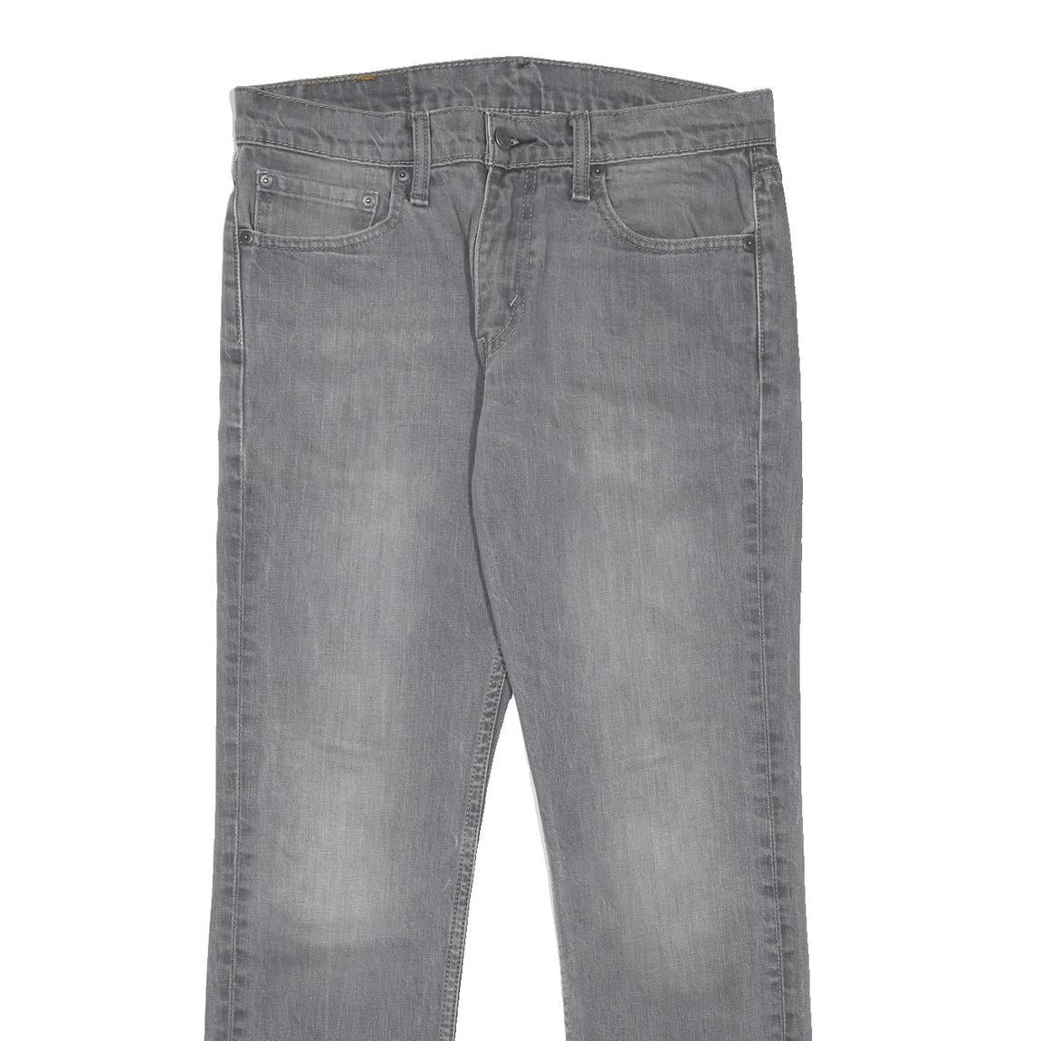 LEVI'S 511 Slim Mens Jeans Grey Slim Skinny Denim Medium W32 L30 Stylish