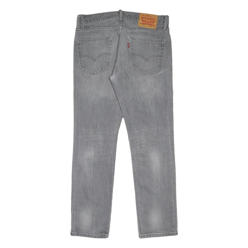 LEVI'S 511 Slim Mens Jeans Grey Slim Skinny Denim Medium W32 L30 Stylish