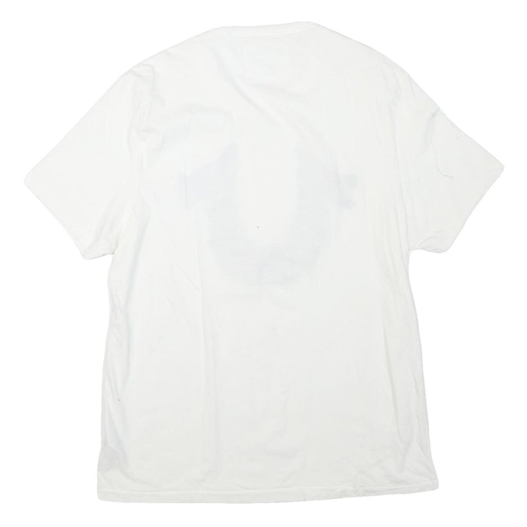 TRUE RELIGION Mens White Camouflage Horseshoe Graphic T-Shirt XL Short Sleeve