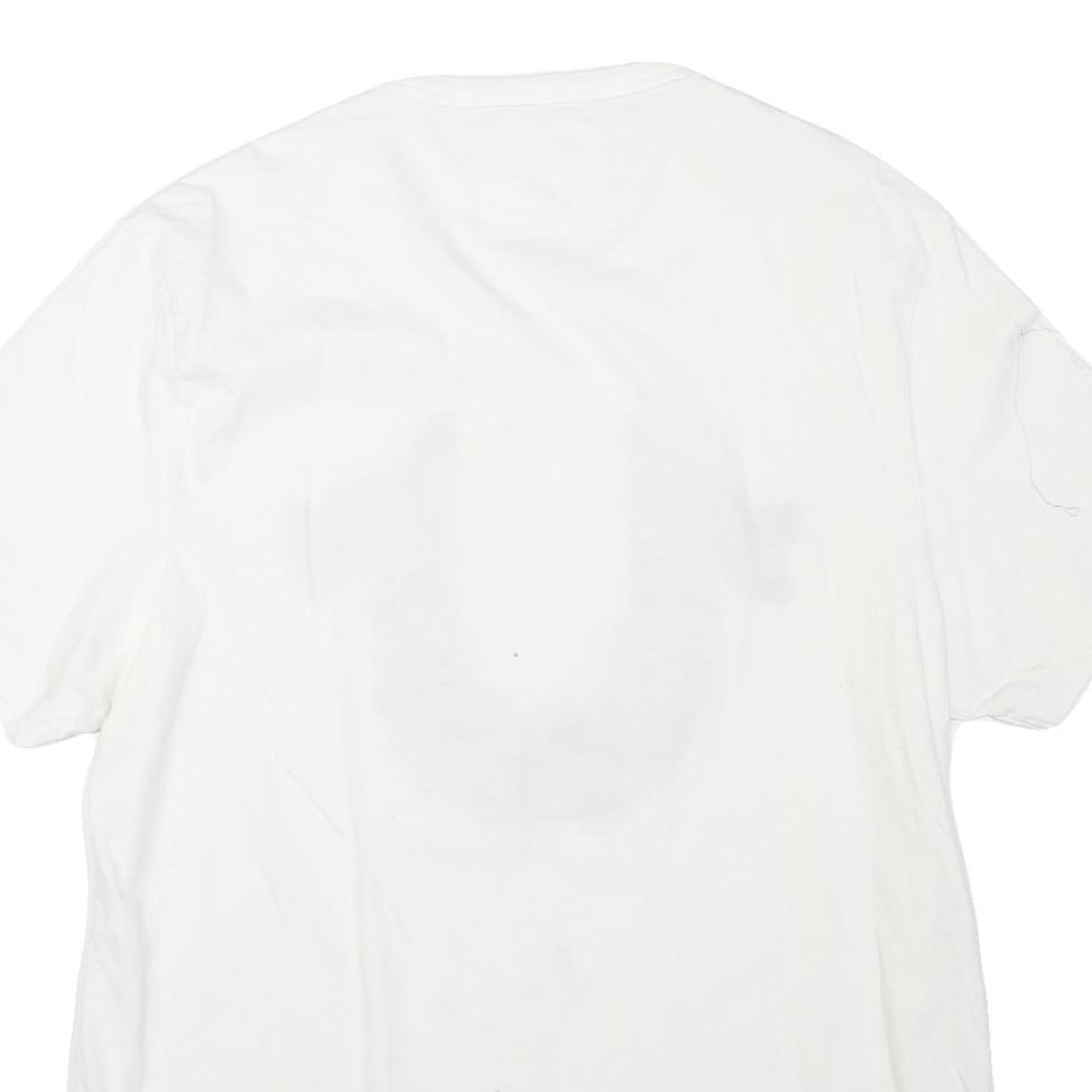 TRUE RELIGION Mens White Camouflage Horseshoe Graphic T-Shirt XL Short Sleeve