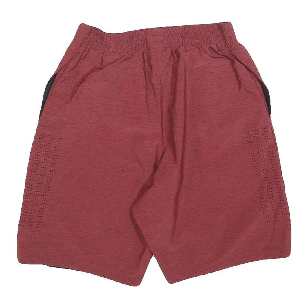 ADIDAS Mens Red Casual Shorts M W28 Polyester Athletic Gym Wear