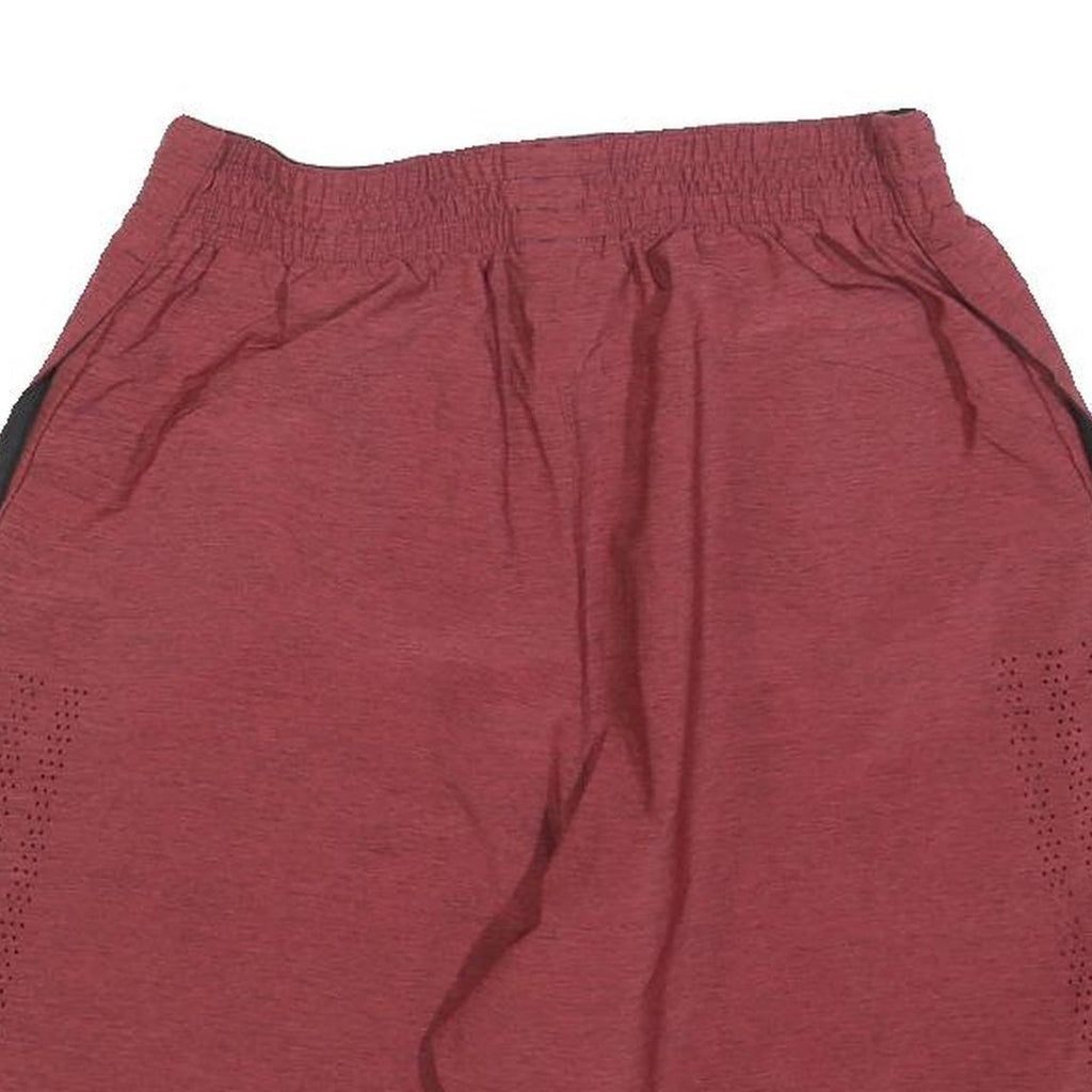 ADIDAS Mens Red Casual Shorts M W28 Polyester Athletic Gym Wear