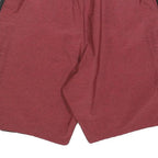 ADIDAS Mens Red Casual Shorts M W28 Polyester Athletic Gym Wear