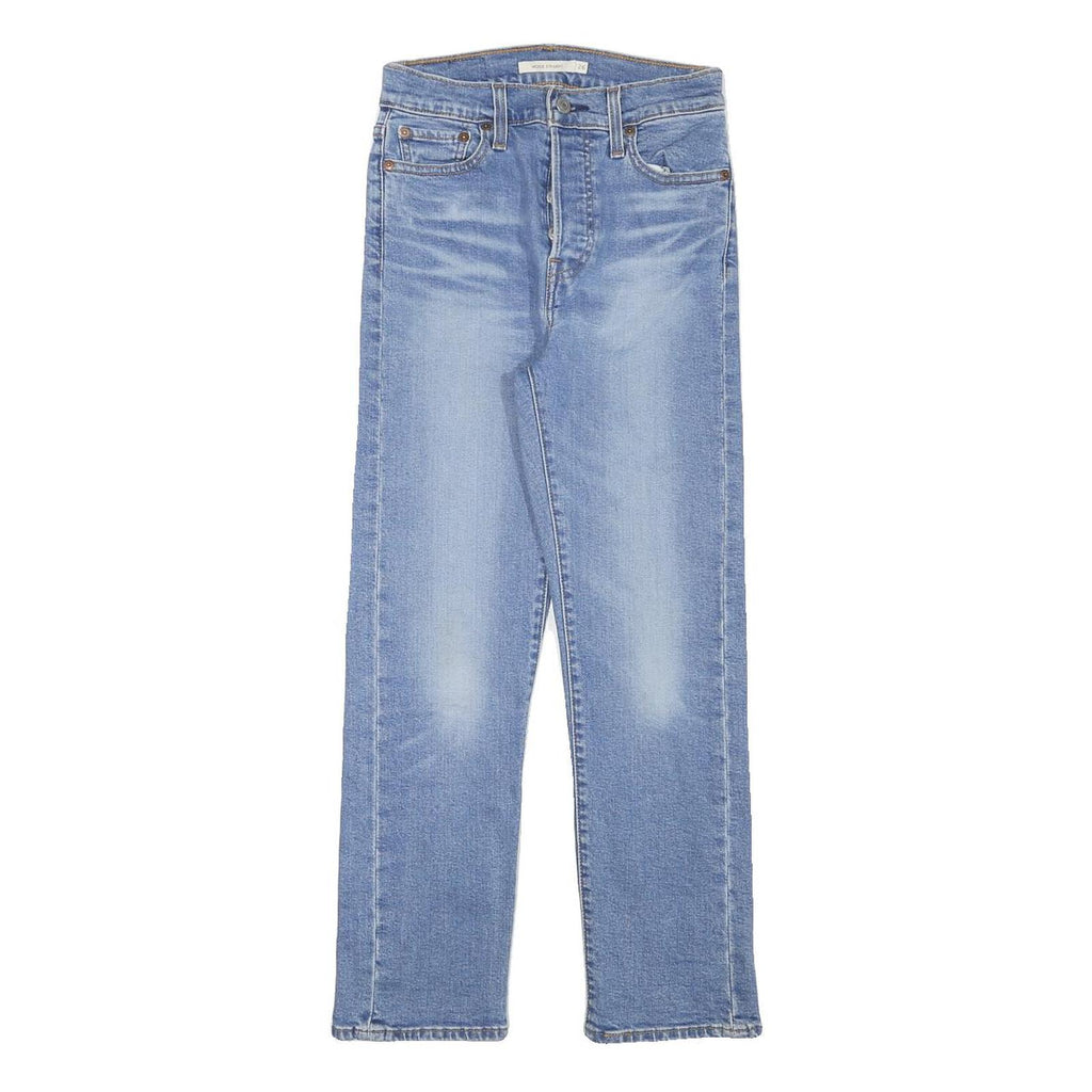 LEVI'S Womens Regular Blue Denim Medium Fit Jeans W24 L25 Classic Cotton Blend