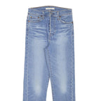 LEVI'S Womens Regular Blue Denim Medium Fit Jeans W24 L25 Classic Cotton Blend