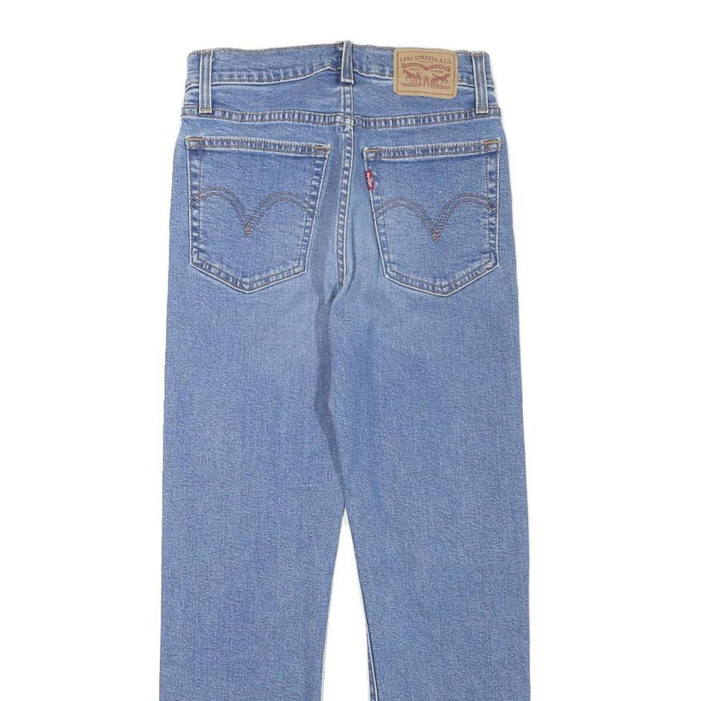 LEVI'S Womens Regular Blue Denim Medium Fit Jeans W24 L25 Classic Cotton Blend