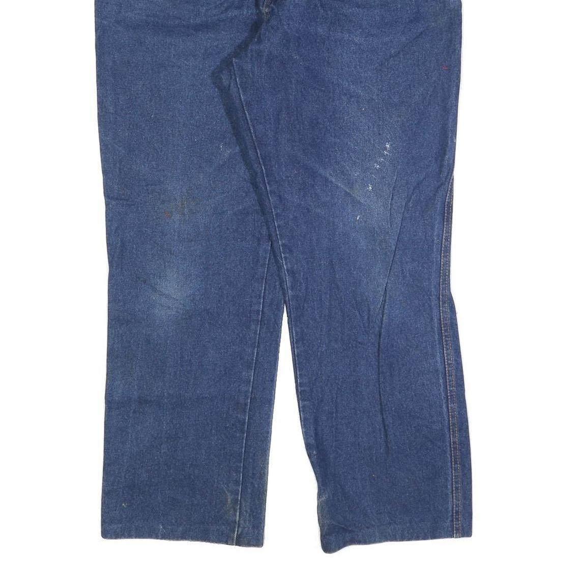 DICKIES Mens Jeans Blue Regular Straight Denim Medium W34 L30 Workwear