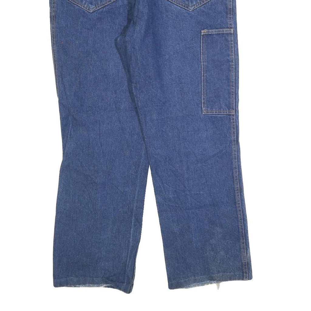 DICKIES Mens Jeans Blue Regular Straight Denim Medium W34 L30 Workwear