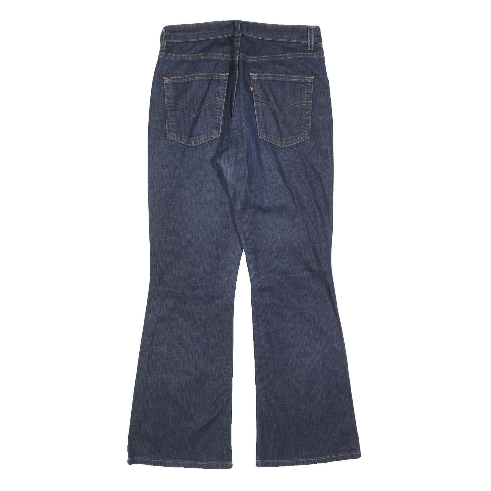 LEVI'S Womens Jeans Blue Regular Flared Denim Medium W30 L30 Classic Style