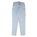 KARL KANI Womens Jeans Blue Regular Skinny Denim Light W30 L33 Stylish Logo