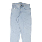 KARL KANI Womens Jeans Blue Regular Skinny Denim Light W30 L33 Stylish Logo