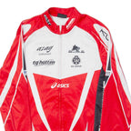 Full Zip Cycling Mens Jersey Red XS