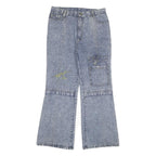 Womens Relaxed Blue Denim Cotton Blend Jeans W30 L28 Casual Zip Closure