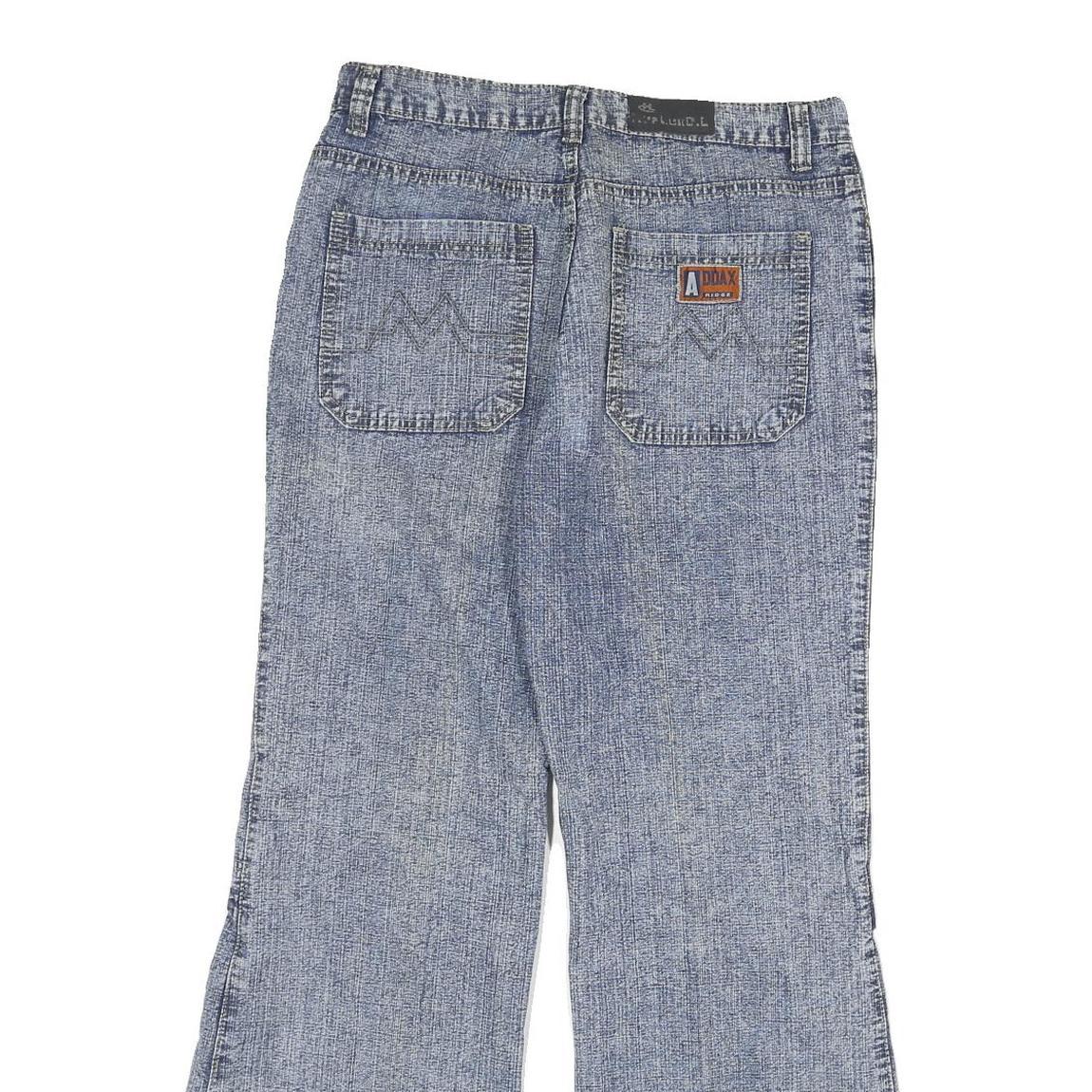 Womens Relaxed Blue Denim Cotton Blend Jeans W30 L28 Casual Zip Closure