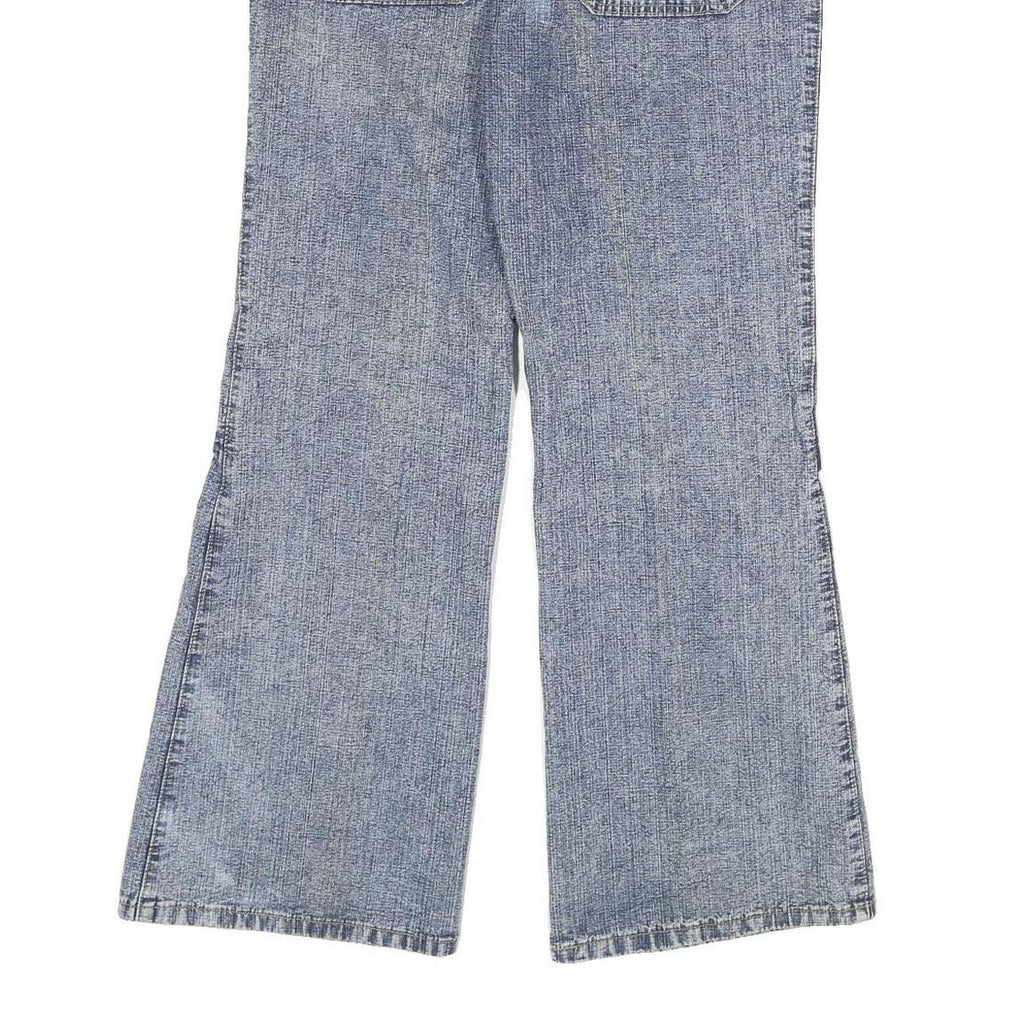 Womens Relaxed Blue Denim Cotton Blend Jeans W30 L28 Casual Zip Closure