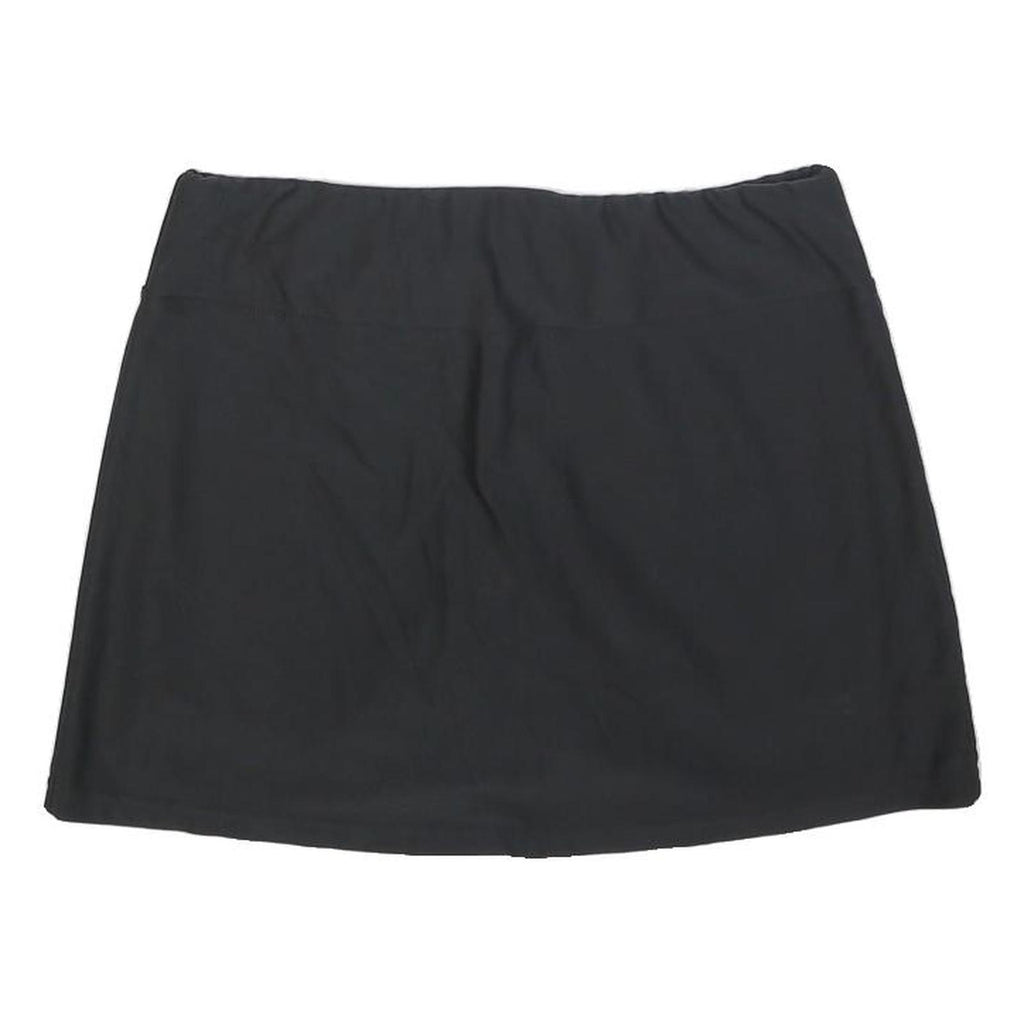 NIKE Womens Black Mini Polyester Blend Skort XS Activewear Sports Casual