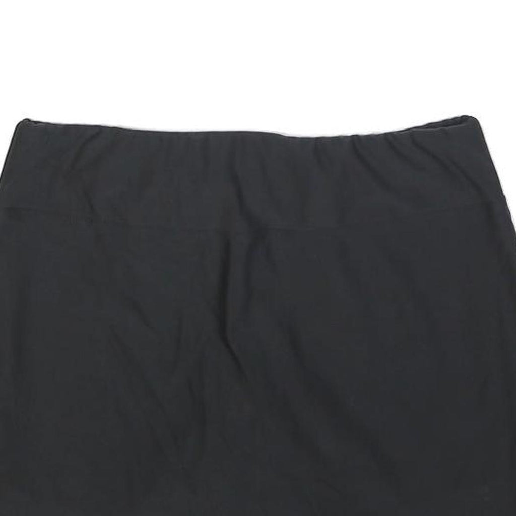 NIKE Womens Black Mini Polyester Blend Skort XS Activewear Sports Casual