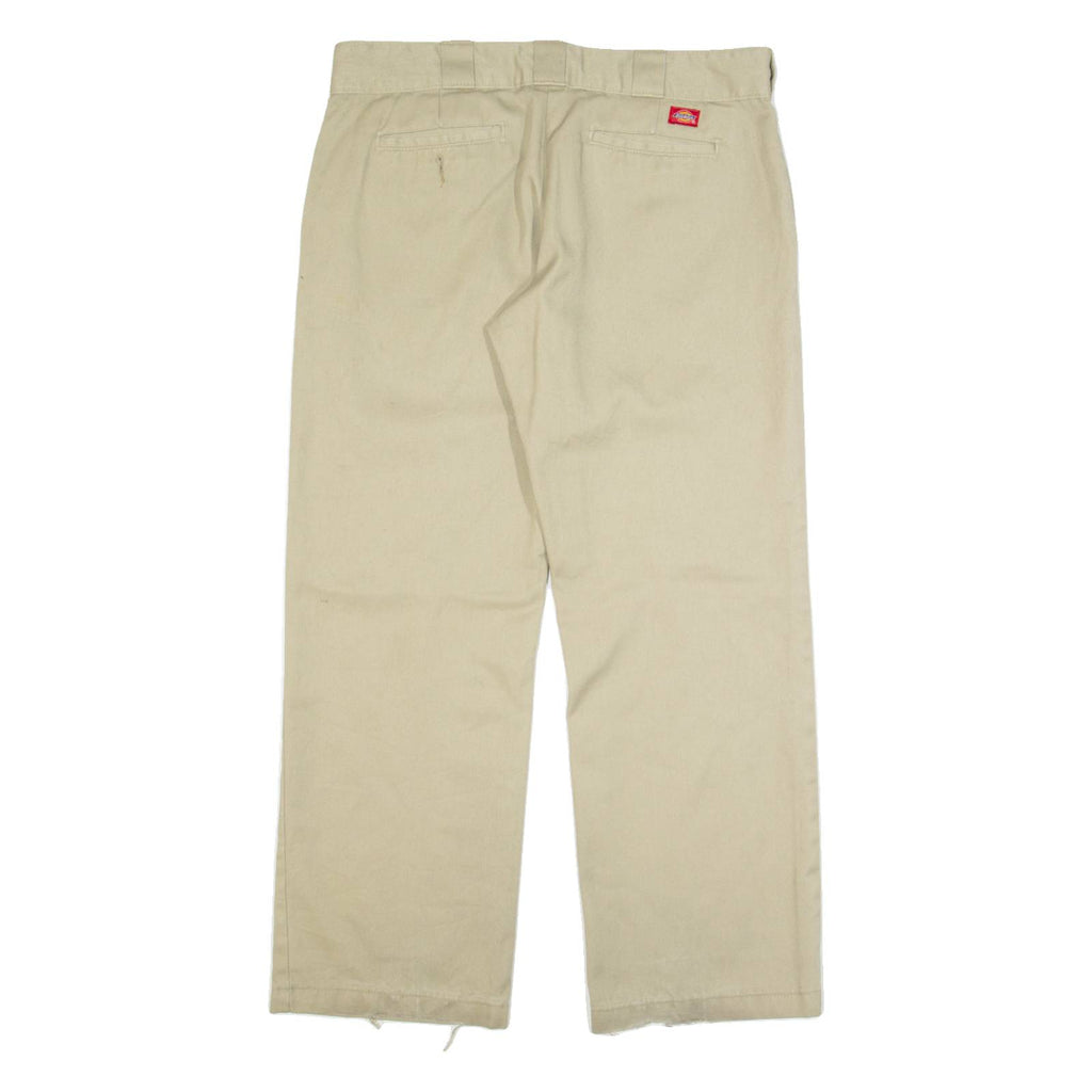 DICKIES Workwear Womens Trousers Beige Regular Straight W32 L28