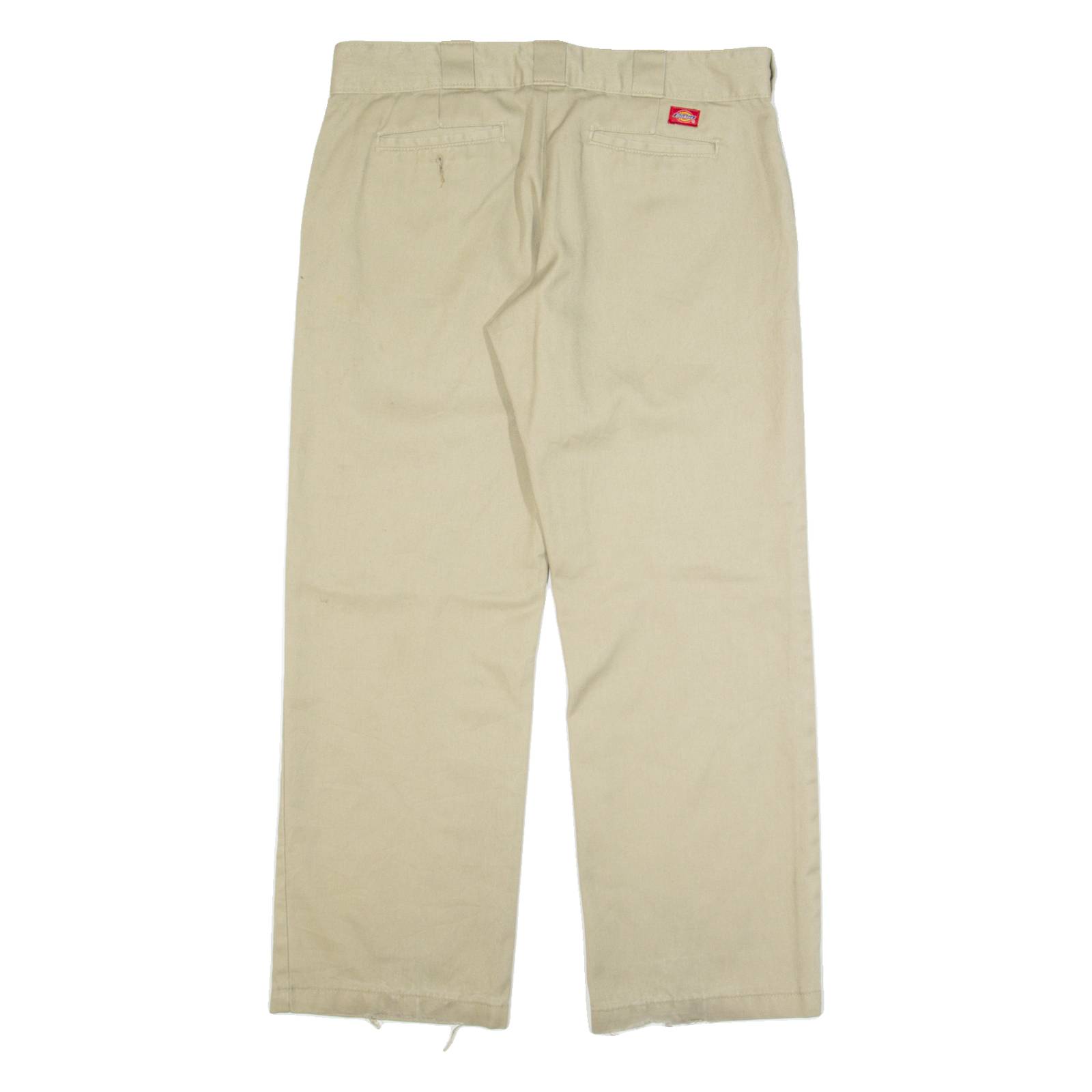 DICKIES Workwear Womens Trousers Beige Regular Straight W32 L28