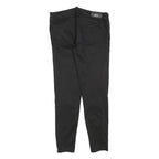 DIESEL Womens Cotton Blend Black Slim Skinny Trousers W32 L26 Zip Closure
