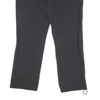 SCHOFFEL Mens Polyester Blend Black Regular Straight Trousers W30 L30 Outdoor