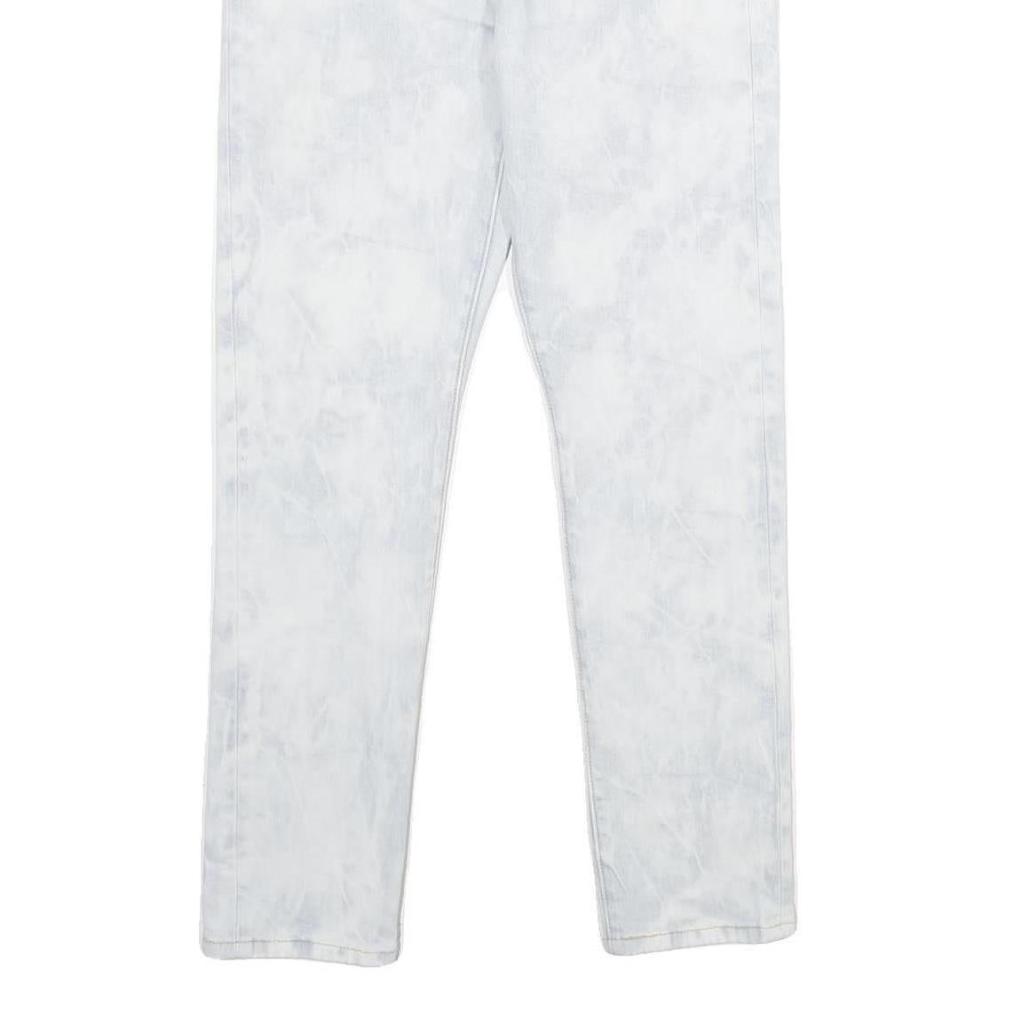 LEVI'S 501S Womens Jeans Classic Straight Denim Light W25 L28 Button Closure