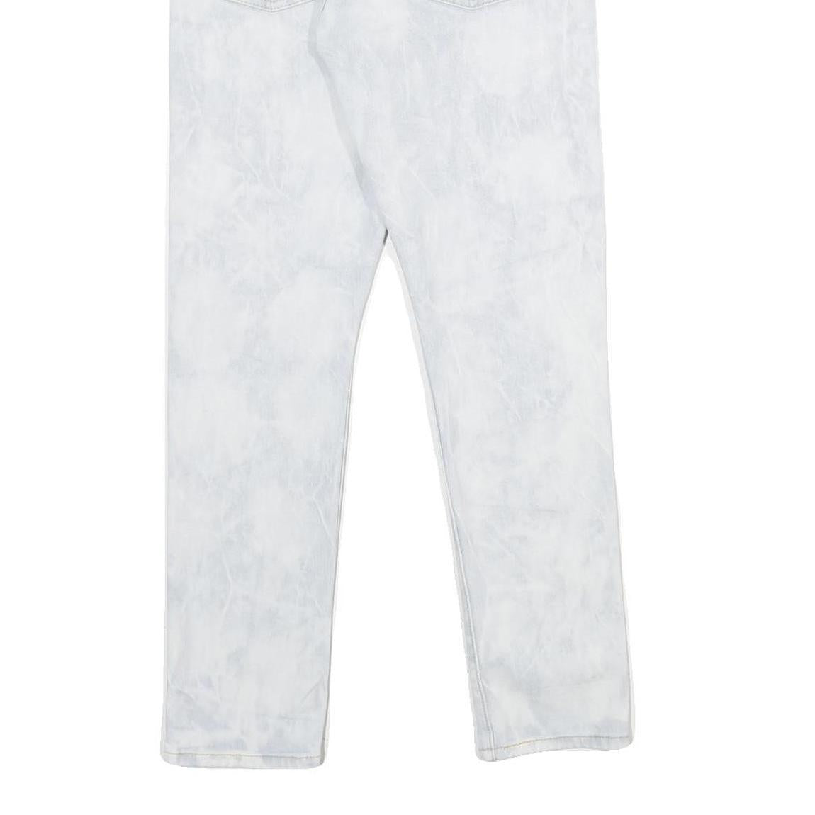 LEVI'S 501S Womens Jeans Classic Straight Denim Light W25 L28 Button Closure