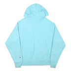 CHAMPION Mens Blue Pullover Hoodie M Cotton Blend Casual Lightweight Sweatshirt