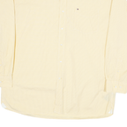 TOMMY HILFIGER Mens Yellow Cotton Blend Shirt XL Button Down Pocket Classic Fit