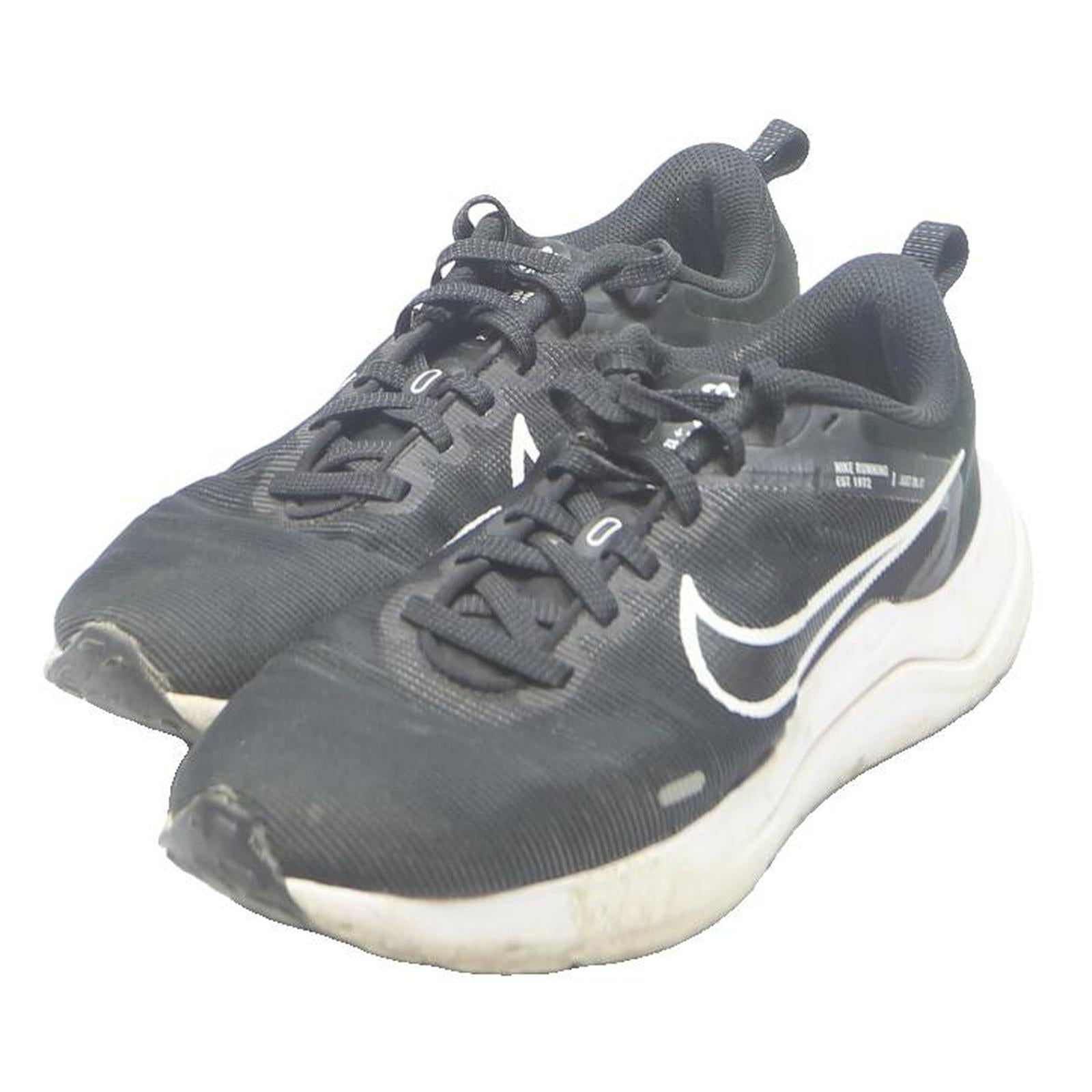 NIKE Womens Low Top Trainers Black Synthetic UK 5 Lightweight Comfortable Fit