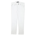 LOYALTY AND FAITH Womens Jeans White Slim Skinny Denim W30 L28 Zip Cotton Blend