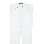 LOYALTY AND FAITH Womens Jeans White Slim Skinny Denim W30 L28 Zip Cotton Blend