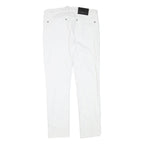 LOYALTY AND FAITH Womens Jeans White Slim Skinny Denim W30 L28 Zip Cotton Blend