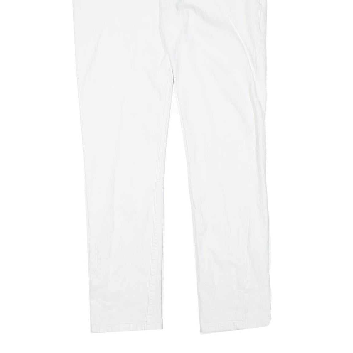 LOYALTY AND FAITH Womens Jeans White Slim Skinny Denim W30 L28 Zip Cotton Blend