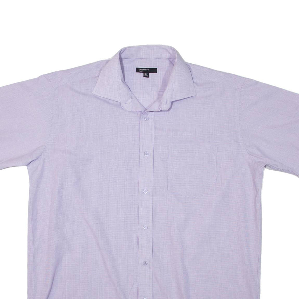 CEDARWOOD STATE Mens Shirt Purple Check L