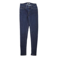 LEVI'S Womens Jeans Blue Slim Skinny Denim Medium W24 L26 Zip Cotton Blend