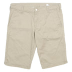 CARHARTT Womens Shorts Beige Casual M W34 Durable Cotton Workwear