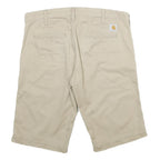 CARHARTT Womens Shorts Beige Casual M W34 Durable Cotton Workwear