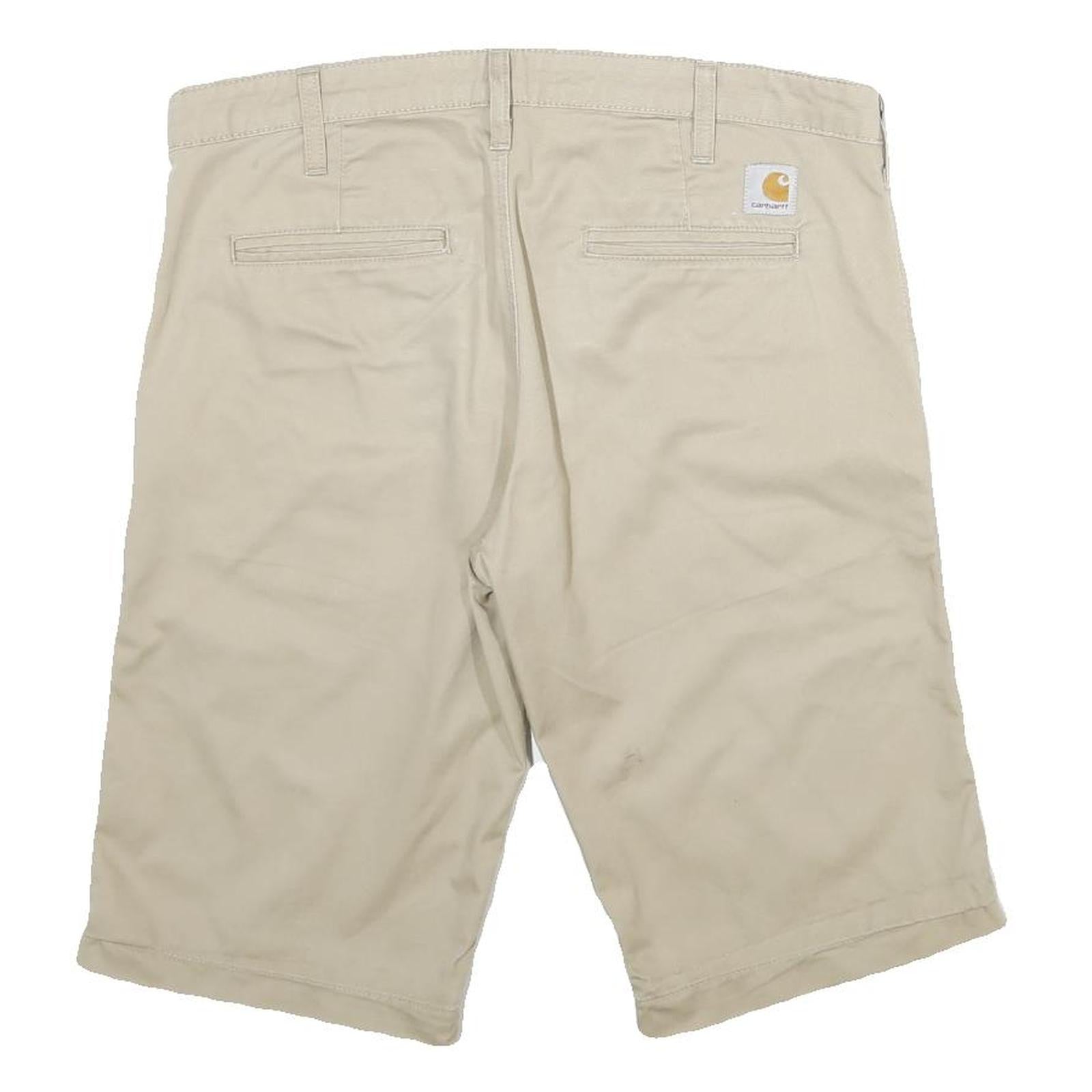 CARHARTT Womens Shorts Beige Casual M W34 Durable Cotton Workwear