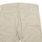 CARHARTT Womens Shorts Beige Casual M W34 Durable Cotton Workwear