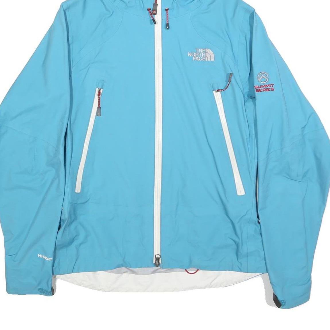THE NORTH FACE Womens Blue Summit Series Outdoor Jacket S Polyamide Plain