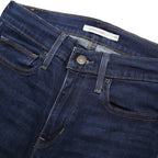LEVI'S Slimming Womens Jeans Blue Slim Skinny Denim Medium W28 L34 Stretch