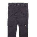 DICKIES Womens Trousers Grey Slim Skinny W30 L30