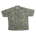 COOKE STREET Mens Green Cotton Casual Shirt XL Printed Relaxed Fit Hawaiian