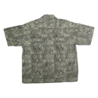 COOKE STREET Mens Green Cotton Casual Shirt XL Printed Relaxed Fit Hawaiian