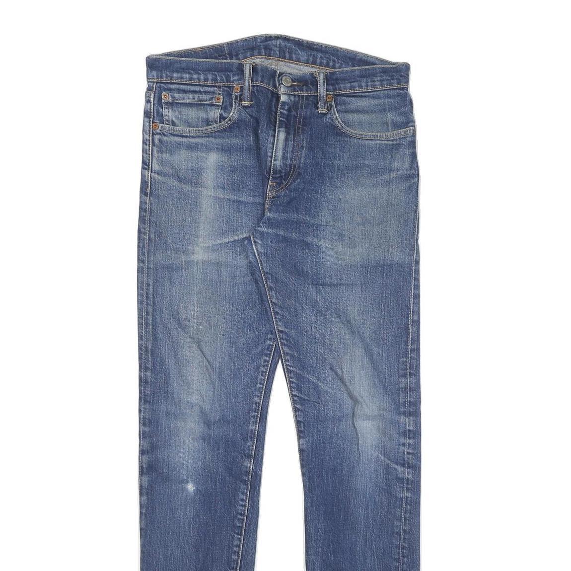 LEVI'S 512 Tapered Mens Jeans Blue Slim Denim Medium W31 L32 Classic Cotton